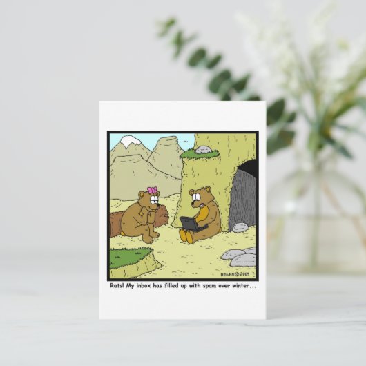 Spam Postkarte (Stehend Vorderseite)