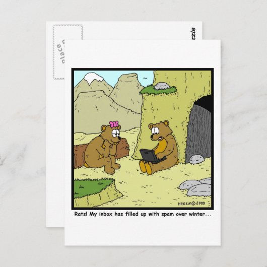 Spam Postkarte (Vorne/Hinten)