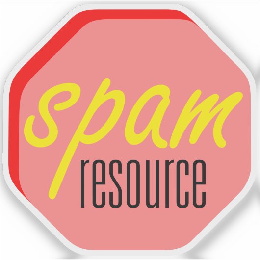 Spam Resource Die Cut Sticker (Vorderseite)