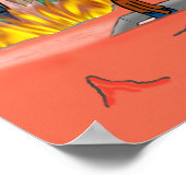 Spammer im Hell-Cartoon - Funny Poster (Ecke)