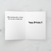 Spammer in Hell Cartoon - Funny Birthday Karte (Innenseite)