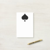 Span-Symbol Post-it Klebezettel (Auf Schreibtisch)