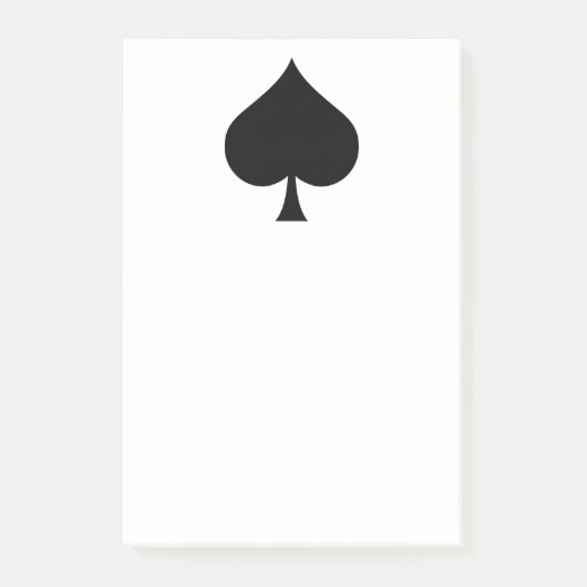 Span-Symbol Post-it Klebezettel (Vorderseite)