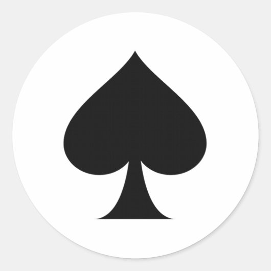 Span-Symbol Runder Aufkleber (Vorderseite)