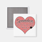 Spanador Paw Prints Hunde Humor Magnet (Vorderseite/Rückseite)