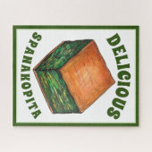 Spanakopita Griechisch Food Spinach Feta Phyllo Pi Puzzle (Horizontal)