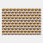 Spanakopita Moussaka Baklava Griechischer Lebensmi Geschenkpapier Set (Vorderseite 2)