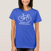 Spandex Is My Business Casual Cycling T-Shirt (Vorderseite)