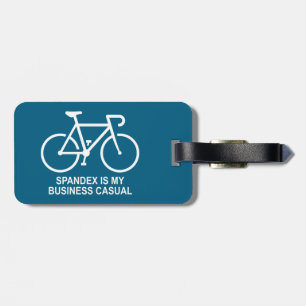 Spandex ist mein Business-Casual-Fahrradfahren Gepäckanhänger