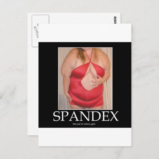 Spandex! Postkarte (Vorne/Hinten)