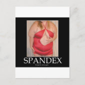 Spandex! Postkarte (Vorderseite)