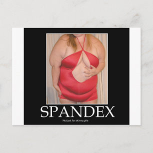 Spandex! Postkarte