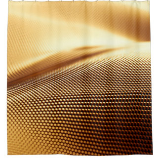 Spandrapery luxuriöser goldener Hintergrund. 3D-Kr Duschvorhang