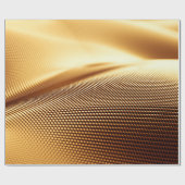 Spandrapery luxuriöser goldener Hintergrund. 3D-Kr Geschenkpapier (Flach)