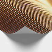 Spandrapery luxuriöser goldener Hintergrund. 3D-Kr Geschenkpapier (Ecke)