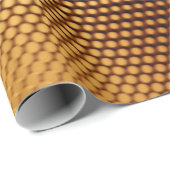 Spandrapery luxuriöser goldener Hintergrund. 3D-Kr Geschenkpapier (Rolleneckpunkt)