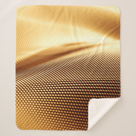 Spandrapery luxuriöser goldener Hintergrund. 3D-Kr Sherpadecke (Vorderseite)