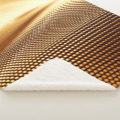 Spandrapery luxuriöser goldener Hintergrund. 3D-Kr Sherpadecke (3/4)