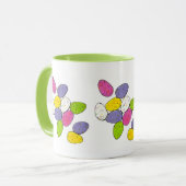 Spanfertige Milchschokolade Ostereier Tasse (Vorderseite Links)