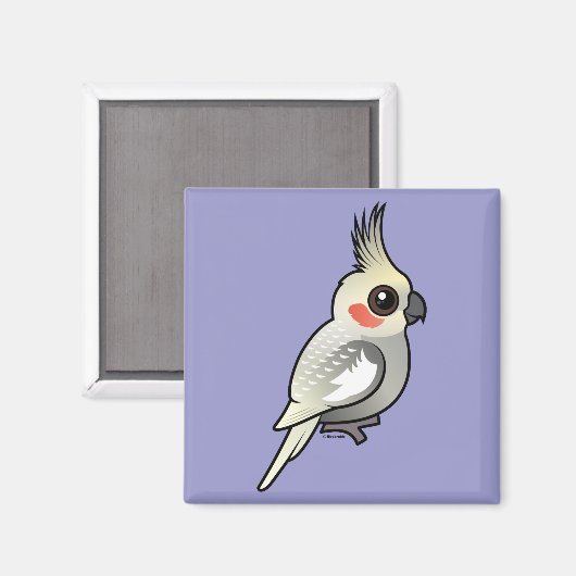 Spangled Cockatiel Magnet (Vorderseite/Rückseite)