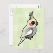 Spangled Cockatiel Postkarte (Vorne/Hinten)