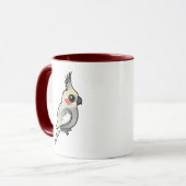 Spangled Cockatiel Tasse (Vorderseite Links)