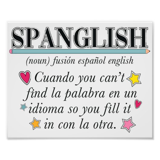 Spanglish Poster (Vorne)