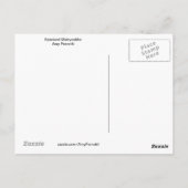 Spaniard Matryoshka Postcard Postkarte (Rückseite)