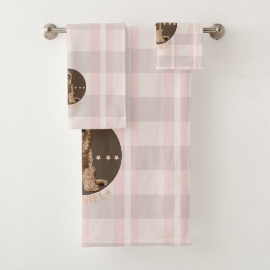 Spaniel Badhandtuch Set (Insitu)