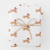 Spaniel Dog Christmas  Geschenkpapier Set (Beispiel)