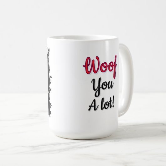 Spaniel dog love mug  kaffeetasse (VorderseiteRechts)