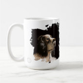 Spaniel dog love mug  kaffeetasse (Links)