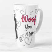 Spaniel dog love mug  milchtasse (Rechte Ecke)