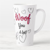 Spaniel dog love mug  milchtasse (Rechts)