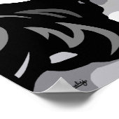 Spaniel Dog Print Poster (Ecke)