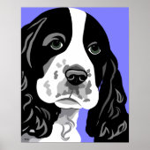 Spaniel Dog Print Poster (Vorne)