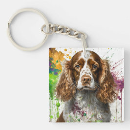 Spaniel Dog Schlüsselanhänger