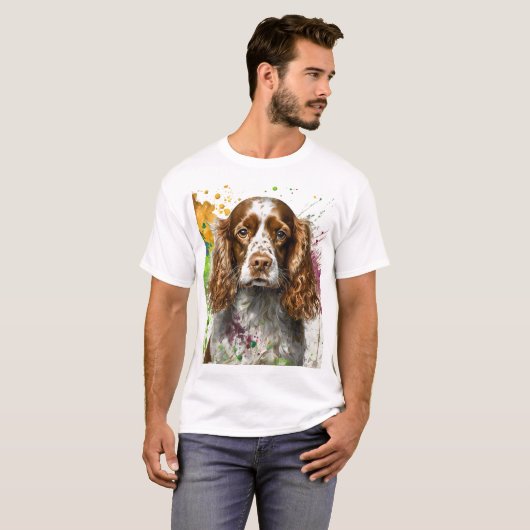 Spaniel Dog T-Shirt (Vorne ganz)