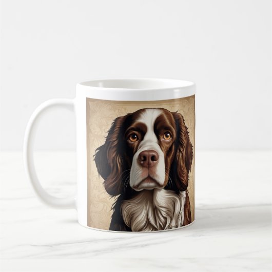 Spaniel English springer Kaffeetasse (Links)