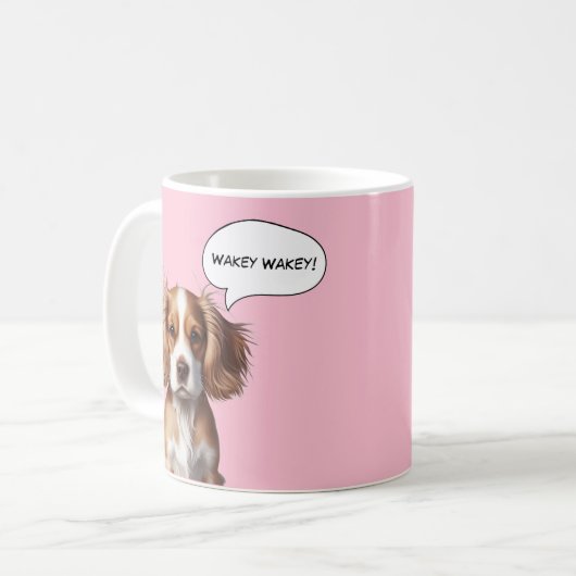 Spaniel English springer Kaffeetasse (Vorderseite Links)