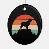Spaniel English springer Keramik Ornament (Links)