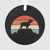 Spaniel English springer Ornament (Rückseite)