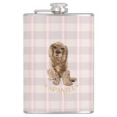 Spaniel Flachmann (Vorderseite)