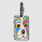 Spaniel Gepäckanhänger (Vorderseite Vertikal)