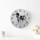 Spaniel Große Wanduhr (Zuhause)