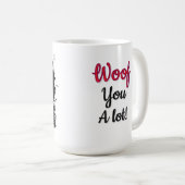 Spaniel-Hund-Liebe-Tasse Kaffeetasse (VorderseiteRechts)