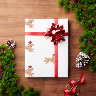 Spaniel-Hund Weihnachten Geschenkpapier