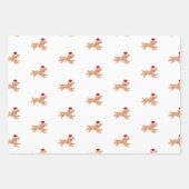 Spaniel-Hund Weihnachten  Geschenkpapier Set (Vorderseite 3)