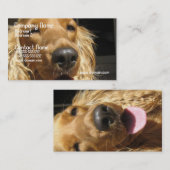 Spaniel-HundeVisitenkarte Visitenkarte (Vorne/Hinten)