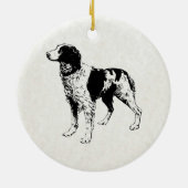 Spaniel Keramikornament (Hinten)